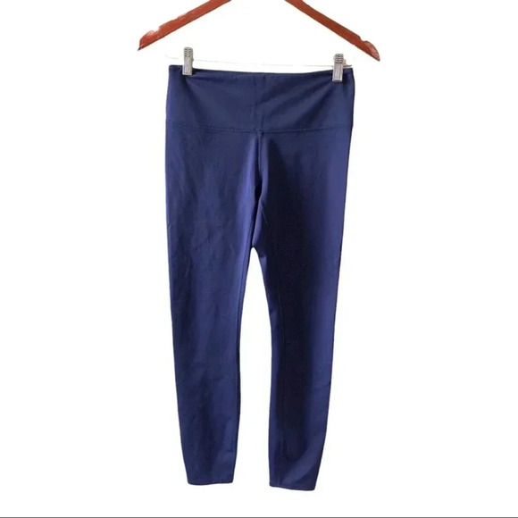 Outdoor voices leggings back zipper blue size small - Picture 1 of 7